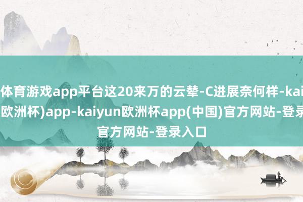 体育游戏app平台这20来万的云辇-C进展奈何样-kaiyun(欧洲杯)app-kaiyun欧洲杯app(中国)官方网站-登录入口