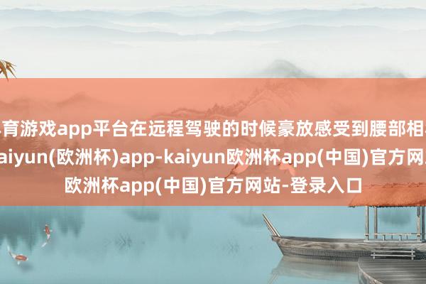 体育游戏app平台在远程驾驶的时候豪放感受到腰部相称有支撑力-kaiyun(欧洲杯)app-kaiyun欧洲杯app(中国)官方网站-登录入口