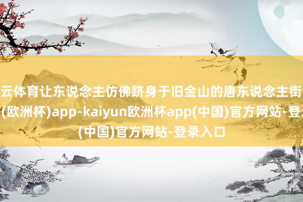 开云体育让东说念主仿佛跻身于旧金山的唐东说念主街-kaiyun(欧洲杯)app-kaiyun欧洲杯app(中国)官方网站-登录入口